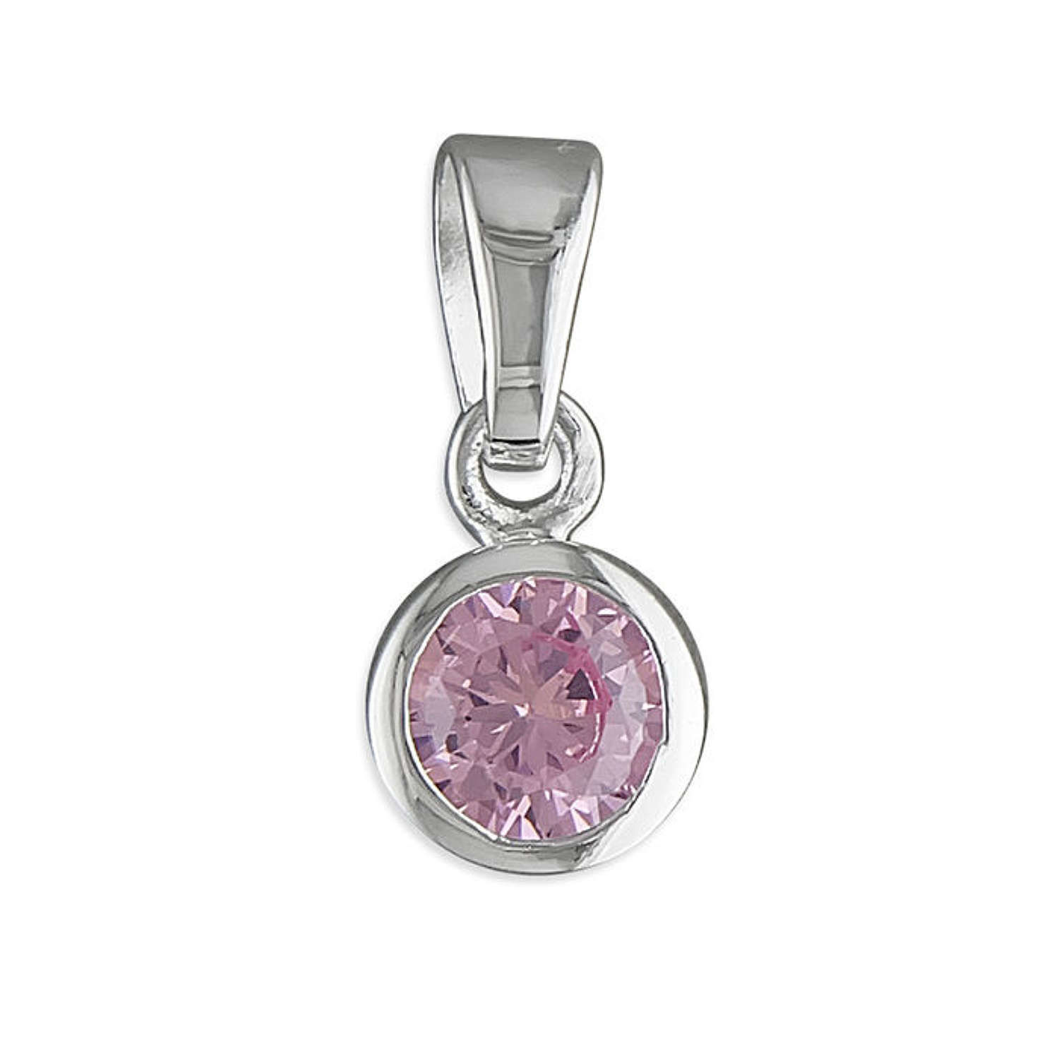October birthstone rubover cubic zirconia
